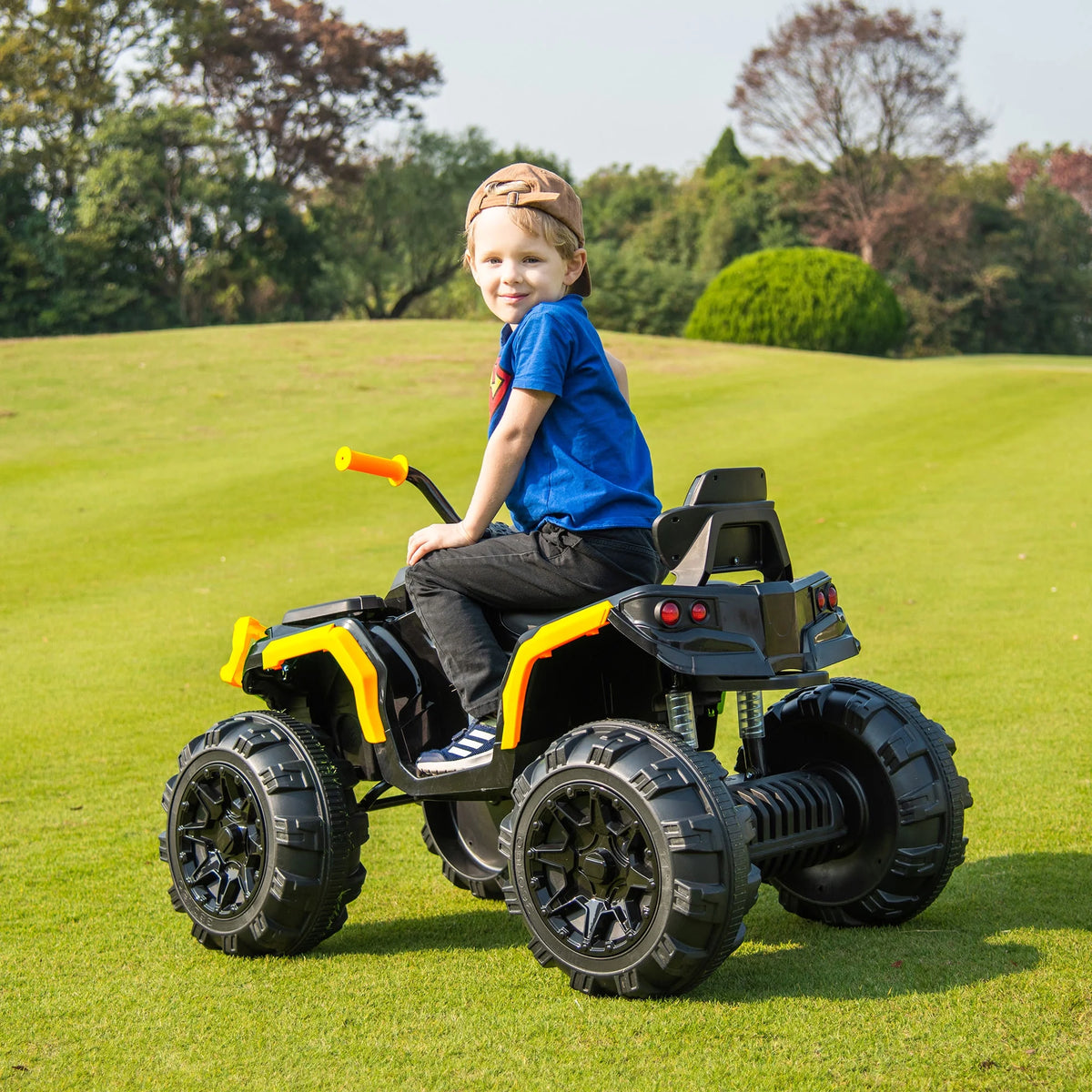 24V Kids Ride on Toy with 400W Motor, Green F696