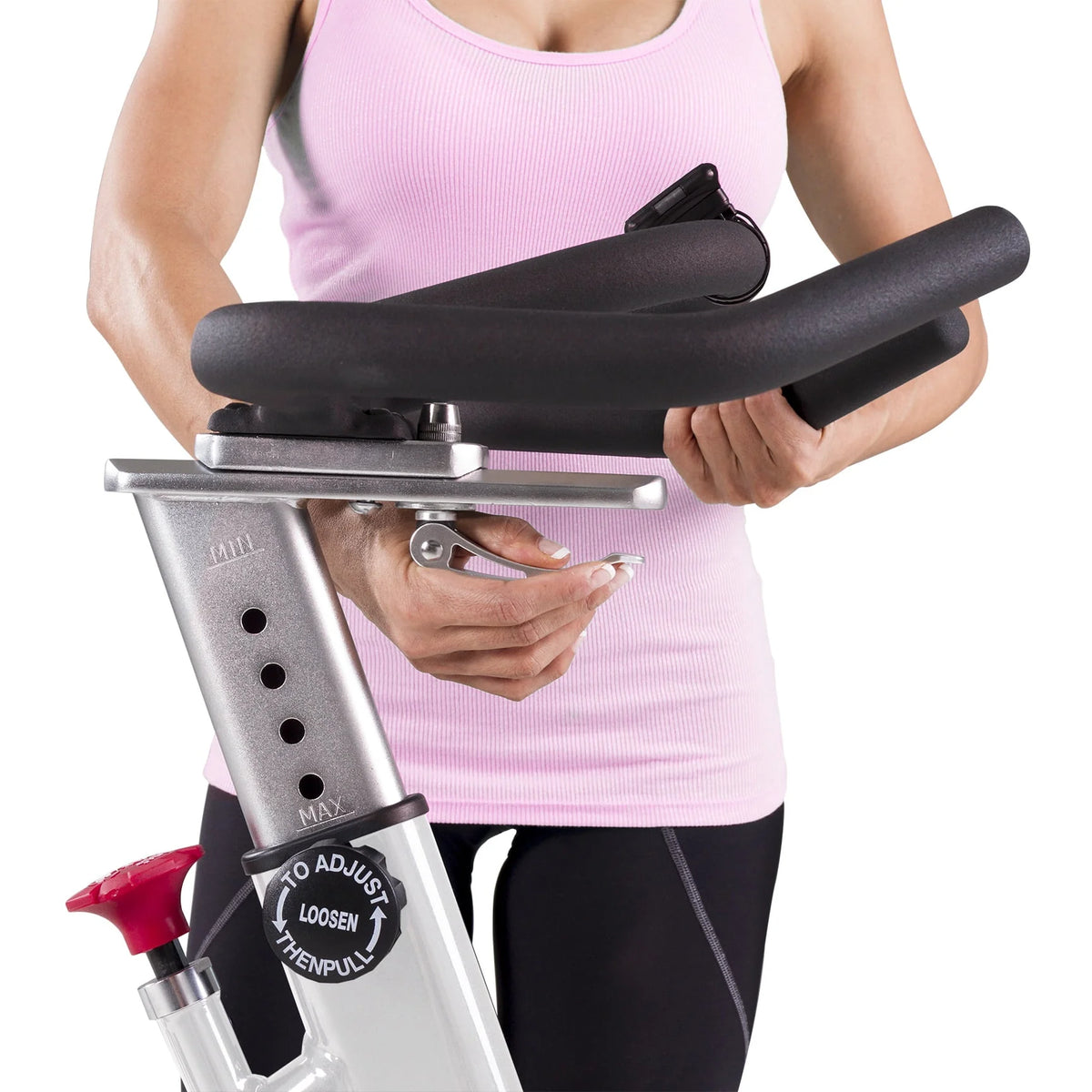 Indoor Cycling Exercise Bike with 48.5 lb Flywheel O3136