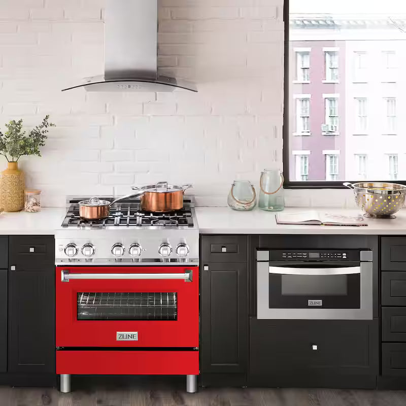 4 Burner Dual Fuel Range Stainless Steel M693