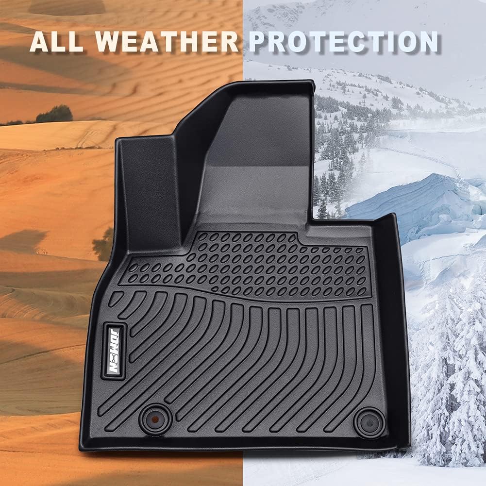 All Weather Floor Mats Custom Fit Car Floor Liner Set Black V38117
