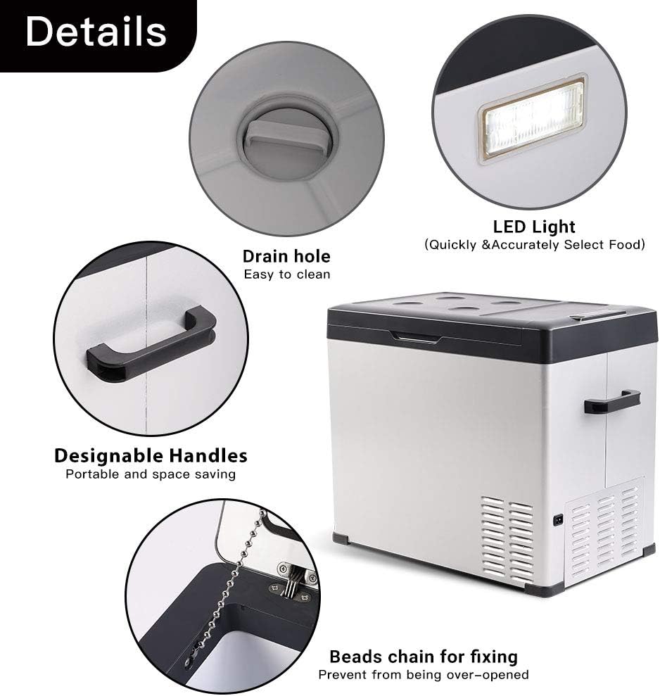 54qt Compact Car Refrigerator Freezer F12704
