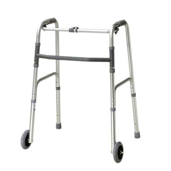 Folding 2-Button Walker F76294