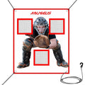 Adjustable Pitching Pad with 3 Pocket Strike Zone Target U574306