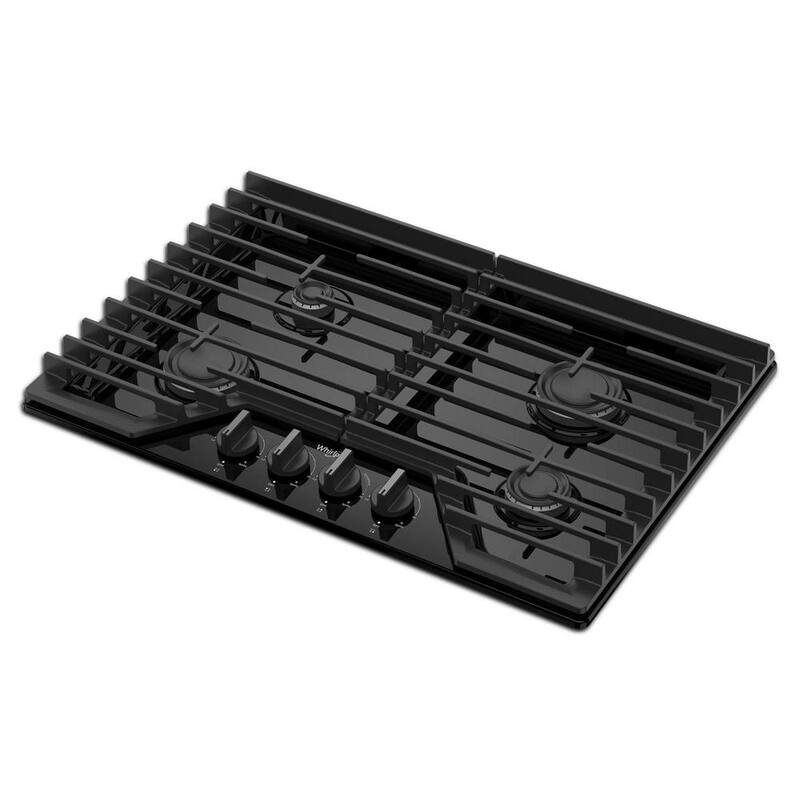 4-Burners Recessed Gas Cooktop in Black B23902