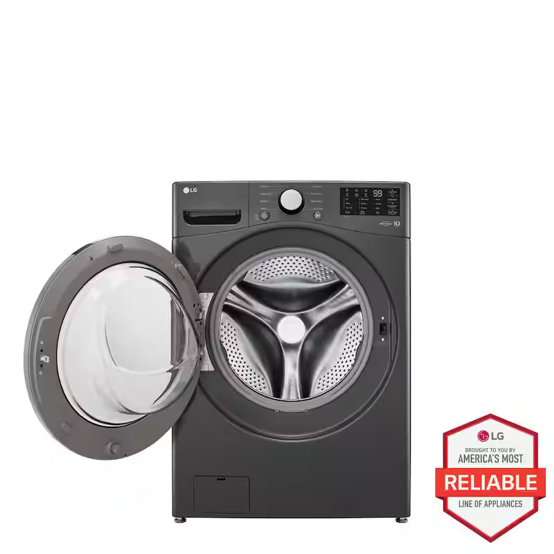 5.0 cu. ft. Stackable Front Load Washer in Middle Black O93427