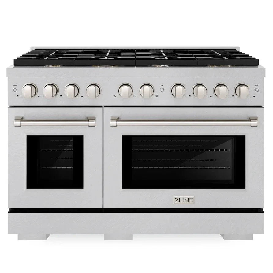 48” 6.7 cu. ft. Gas Range with Convection Oven and 8 Brass Burners W721