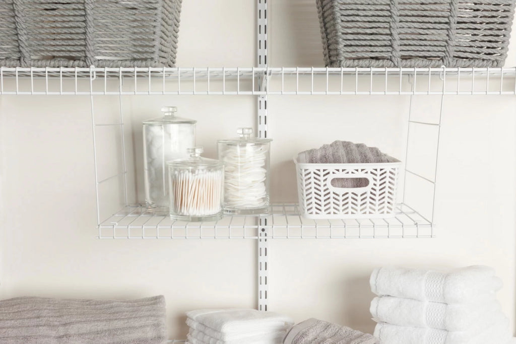 White Hanging Wire Shelf F456456