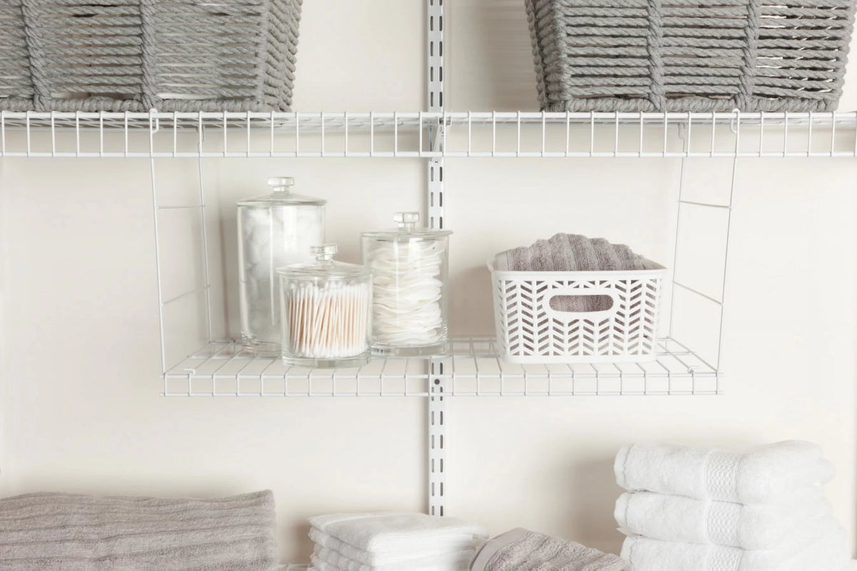 White Hanging Wire Shelf F456456