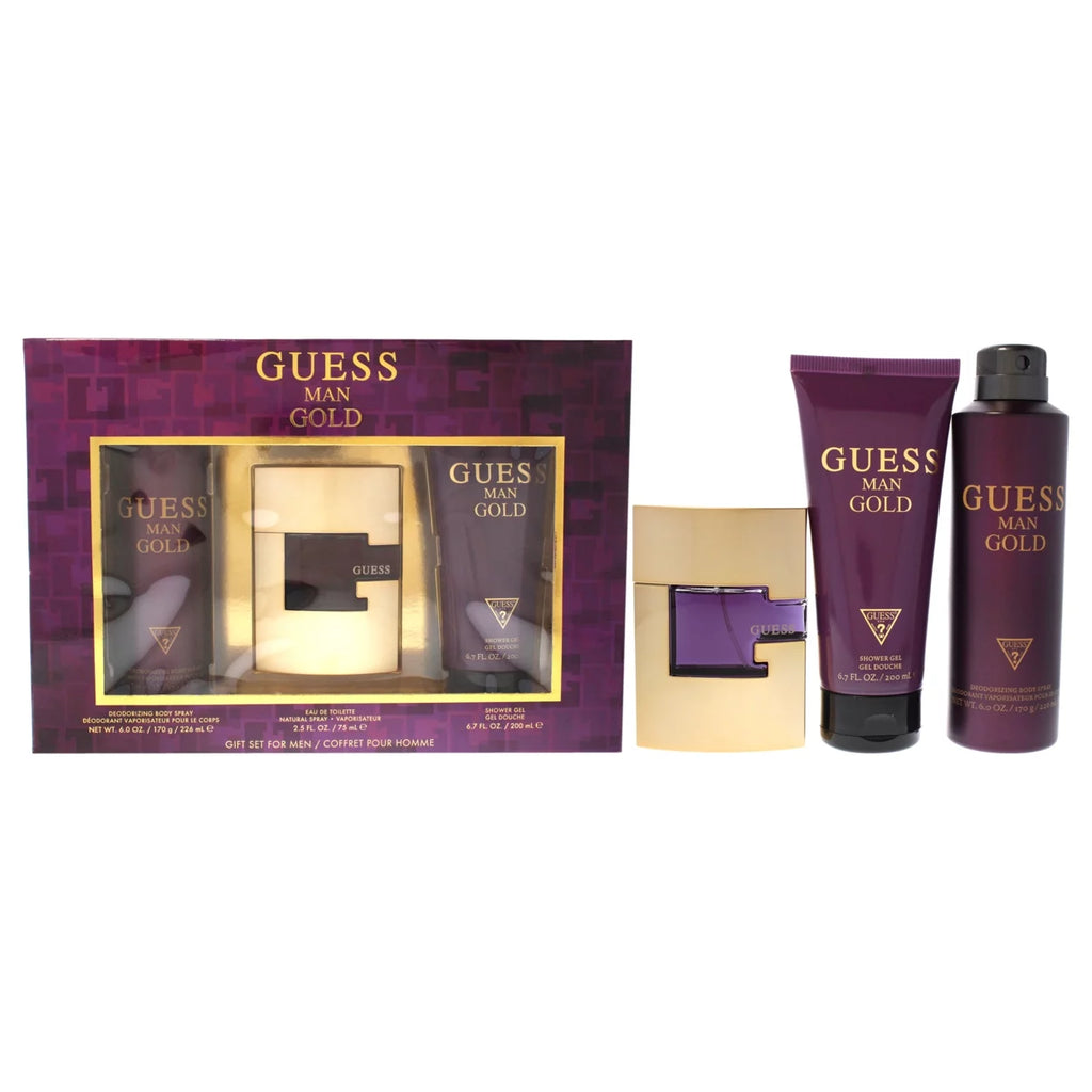 3 Pc Gift Set 2.5 oz EDT Spray 6.0 oz Deodorizing Body Spray 6.7 oz Shower Gel H38283