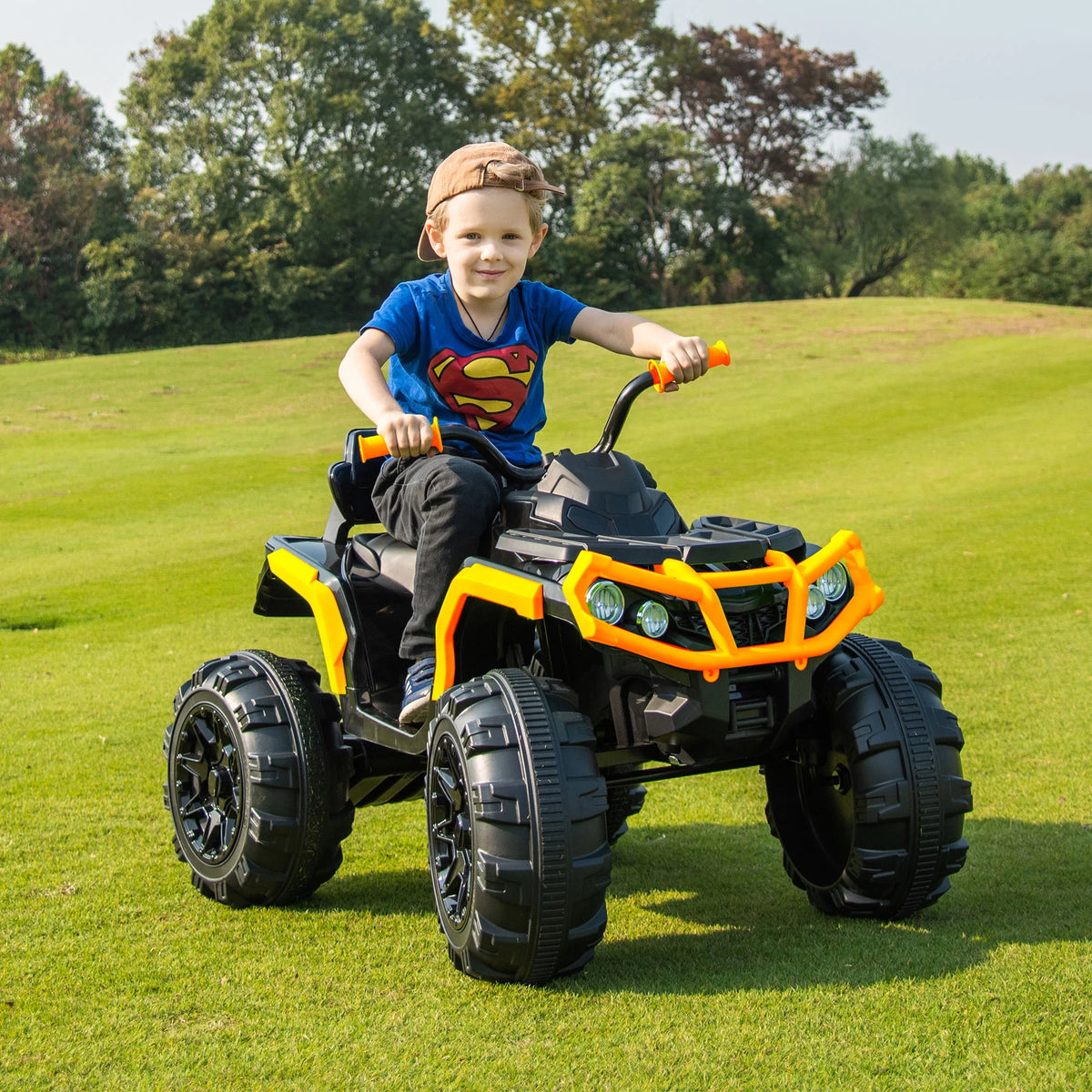 24V Kids Ride on Toy with 400W Motor, Green F696