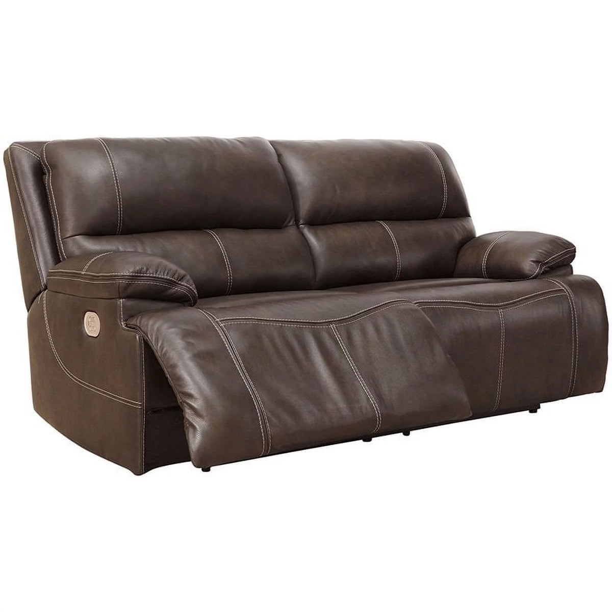 Leather Power Reclining Sofa E33977