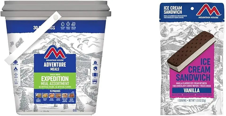 Freeze Dried Backpacking & Camping Food 30 Servings J186683