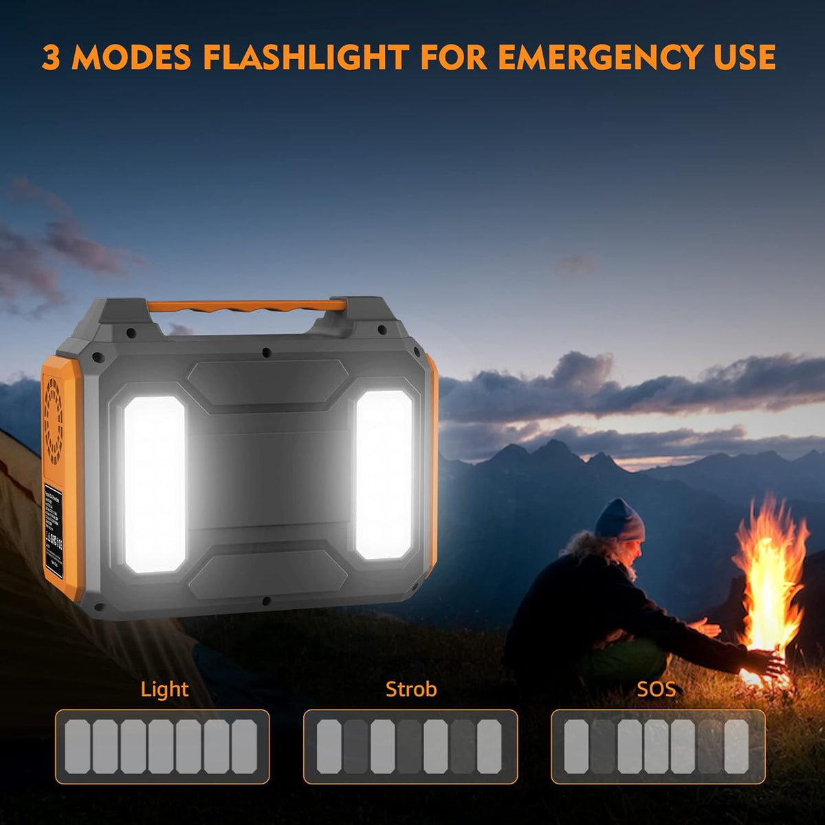 250Wh Portable Power Station with 110V AC Output E8148