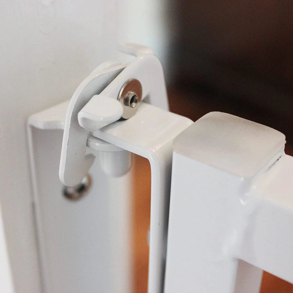 White Hardware Mounted Pet Gate T19738