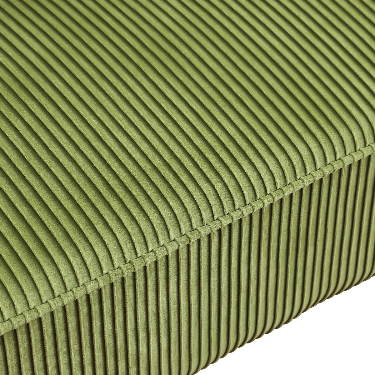 Olive Green Velvet Upholstered Loveseat E95744