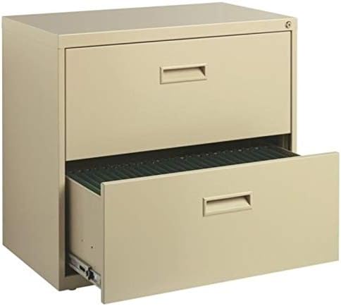 2 Drawer Lateral File Cabinet in Black D803