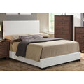 White Eastern King Bed Z94407