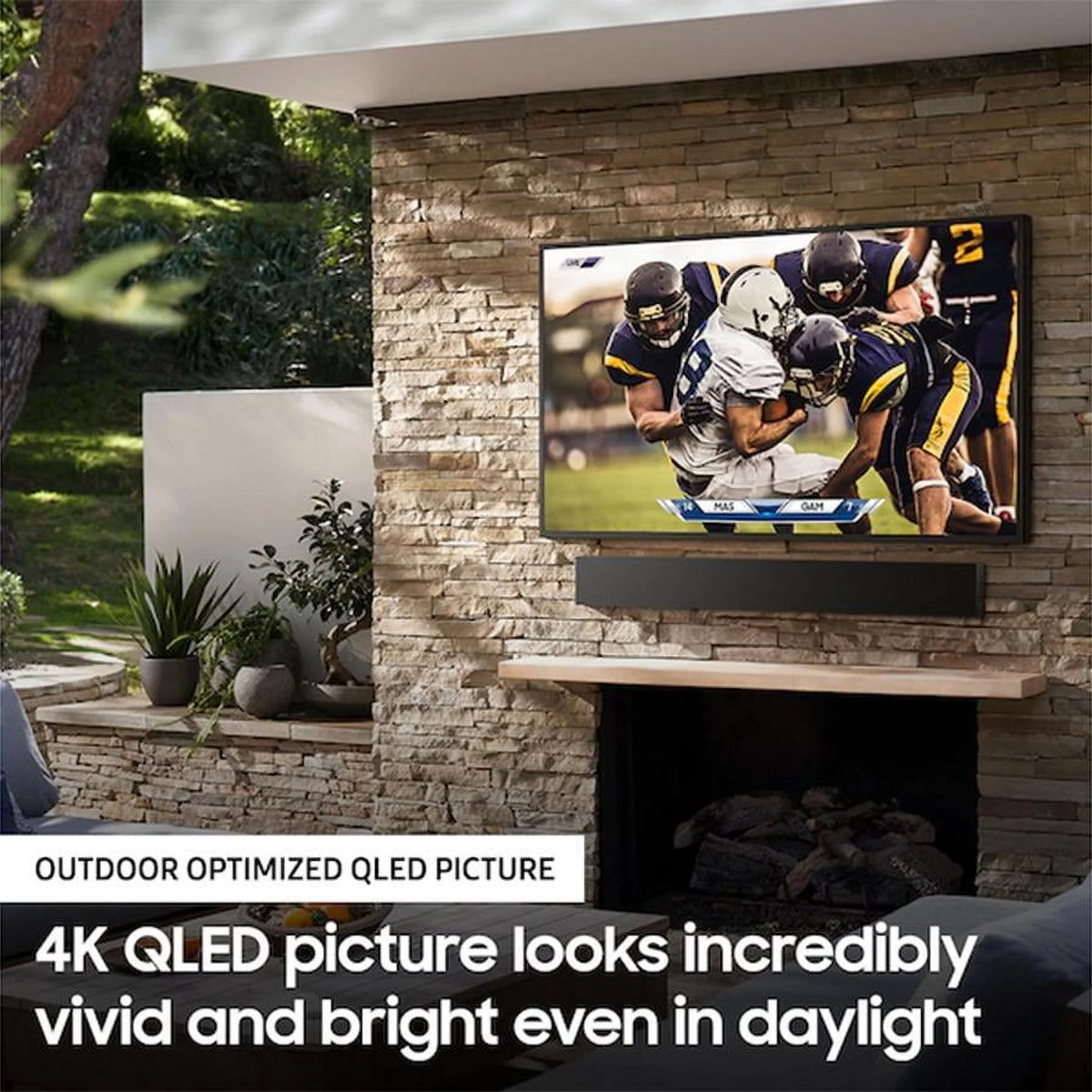 55 Class Outdoor QLED 4K Smart TV W896