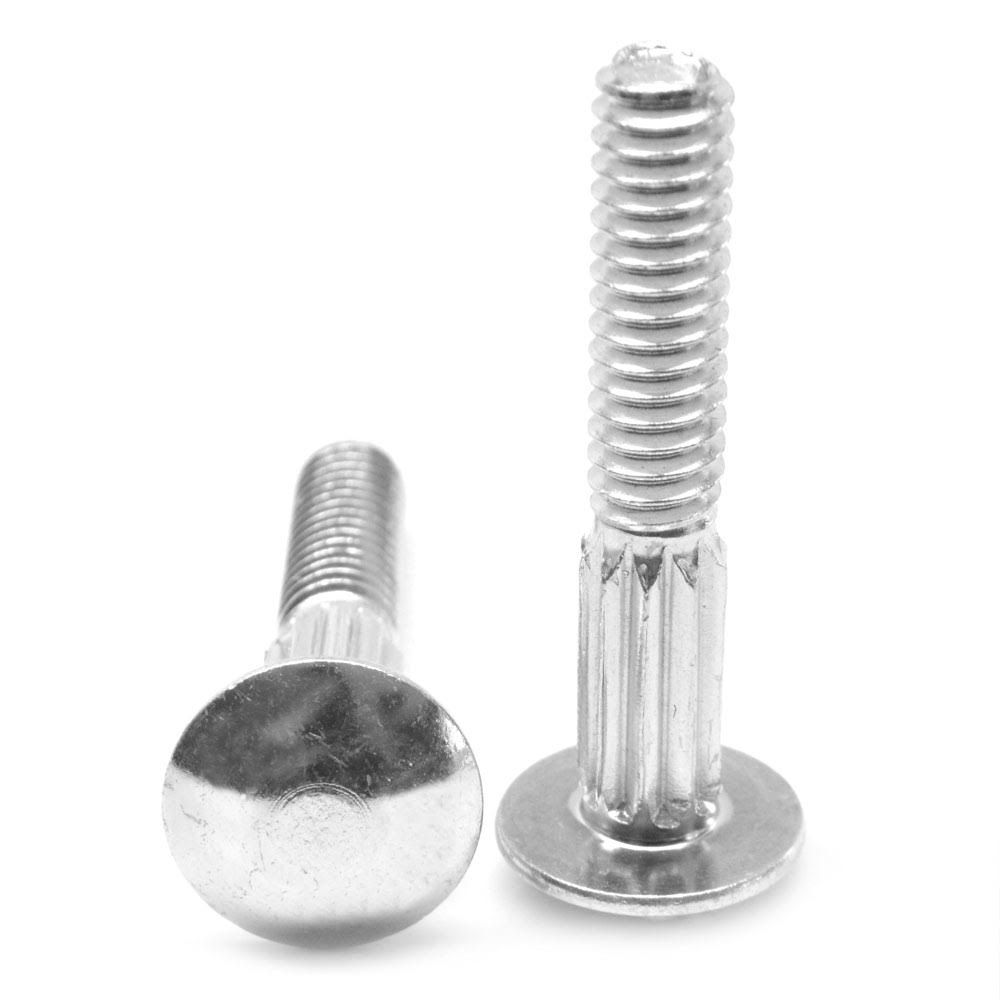 5/16-18 x 1 Coarse Thread Carriage Bolt Stainless Steel 18-8 Pk 350 L6517