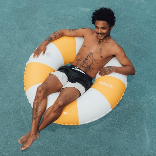 Inflatable Tube Pool Float with Cup Holder 48" O8673