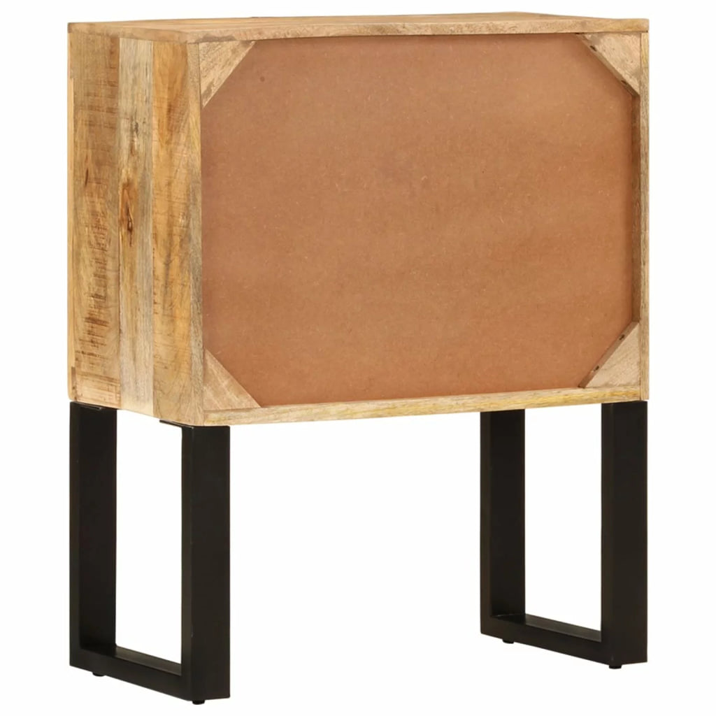 Mango Wood Sideboard with 1 Door and 2 Drawers P33155