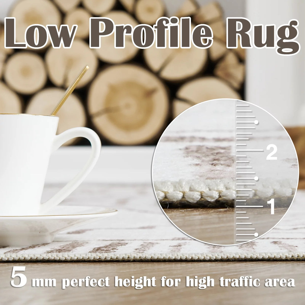 Taupe 2X5 Area Rug T77498