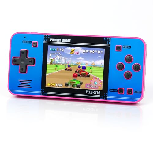 Handheld Game with 220 32-bit Video Games, 3.0” IPS Screen, Rechargeable Portable Mini Arcade H303525
