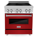 30 Inch 4 Element Induction Range with Electric Oven W9881