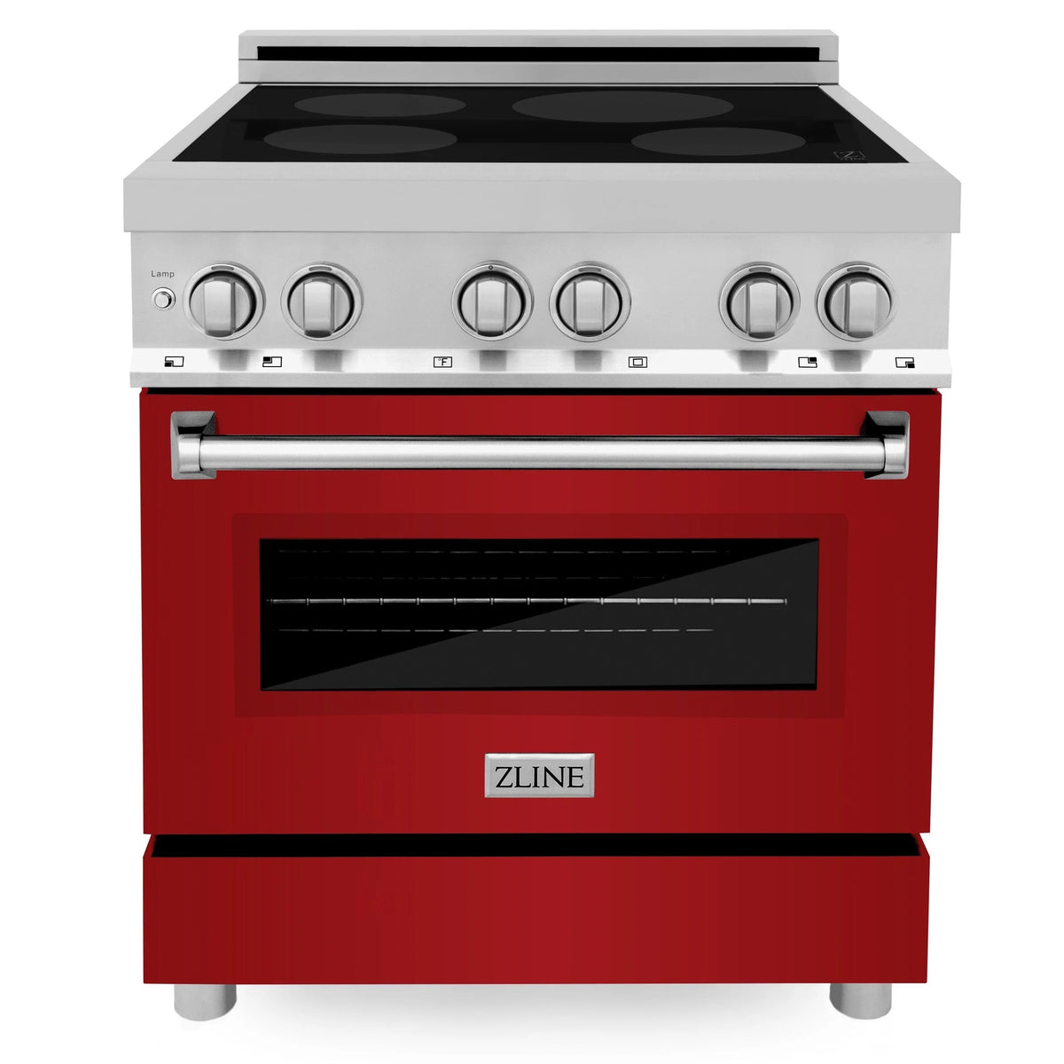 30 Inch 4 Element Induction Range with Electric Oven W9881