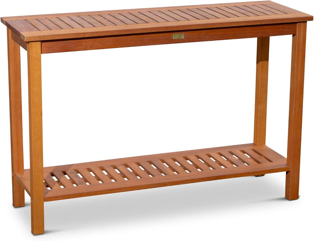 Driftwood Gray Eucalyptus Console Table U293181