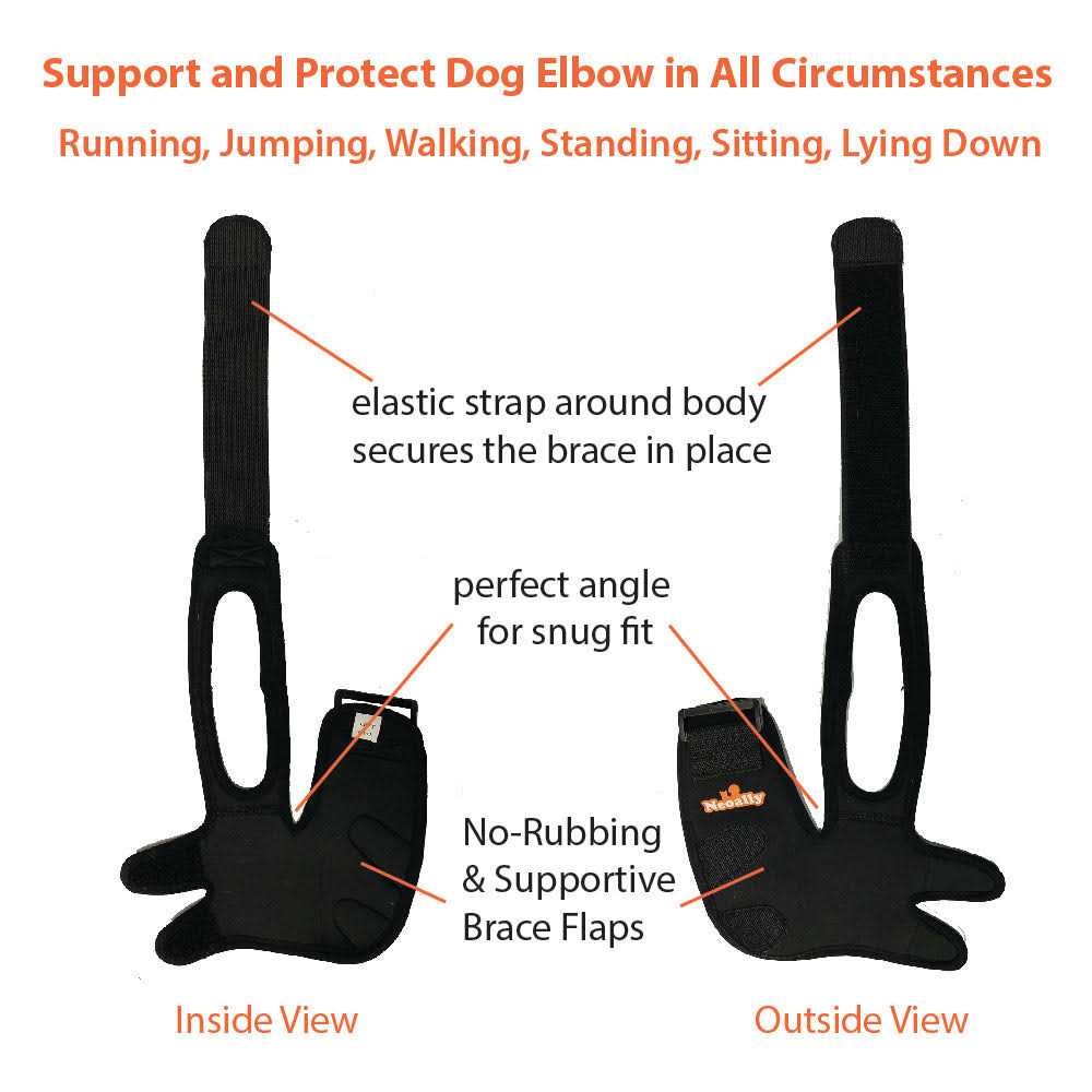 Dog Elbow Brace Protector Pads L605