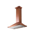 30 in. Copper Wall Range Hood B695