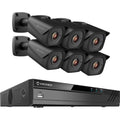 8-Channel 4K 4TB Surveillance System with 6 Wired Bullet Cameras G693153