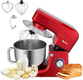 7.5QT 6-Speed Tilt-Head Electric Stand Mixer with Stainless Steel Bowl, Red V483