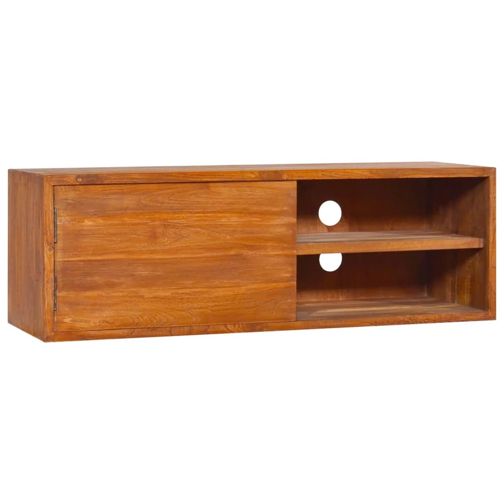 Wall-mounted TV Cabinet Solid Teak Wood T7846