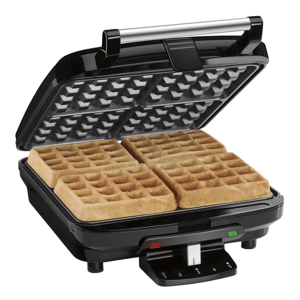 4 Slice Belgian Waffle Maker Y680
