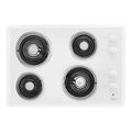 White 4 Element Coil Electric Cooktop L634269