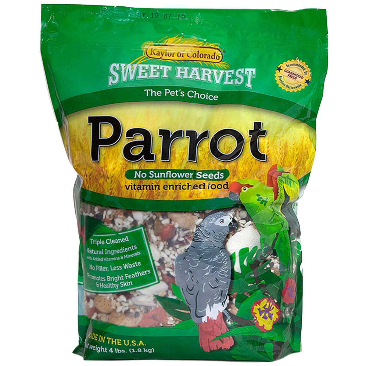 Parrot Food No Sunflower Seeds F4701