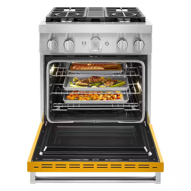 4.1 cu. ft. Dual Fuel Freestanding Smart Range with 4-Burners L13375