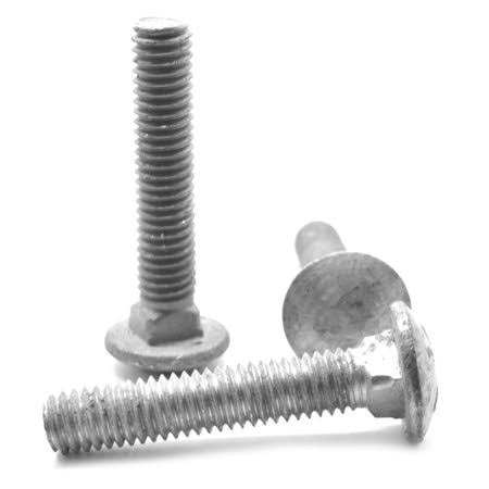 1/2 inch-13 x 18 inch Coarse Thread Grade A Carriage Bolt Low Carbon Steel Hot Dip Galvanized Pk 50 W561