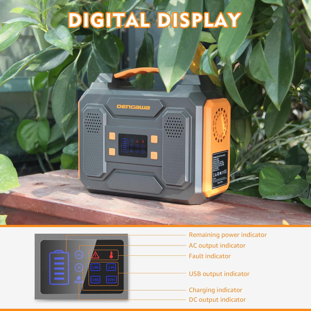 250Wh Portable Power Station with 110V AC Output E8148