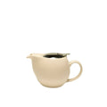 Cream Ceramic Teapot with Lid and Infuser 16 oz. F1223