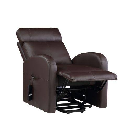 Beige PU Power Lift Recliner S582