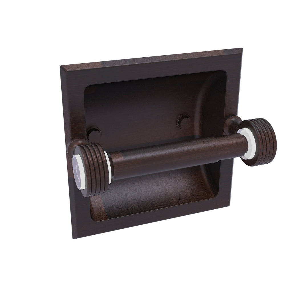 Antique Brass Recessed Toilet Paper Holder D8570