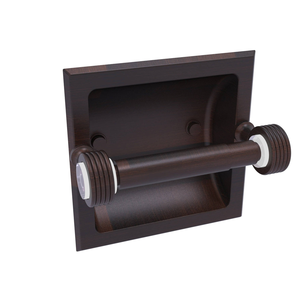 Antique Brass Recessed Toilet Paper Holder D8570