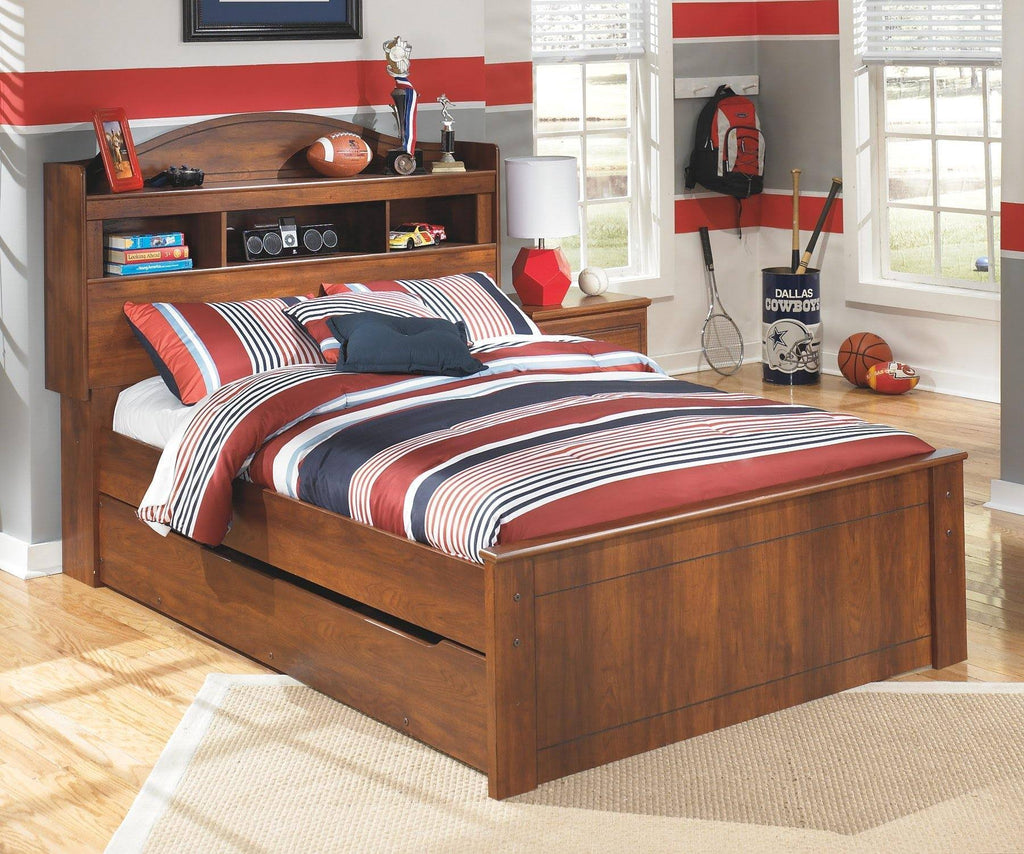 Twin Bookcase Headboard Brown E974