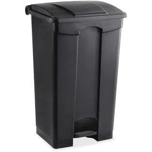 Black 23 Gal Plastic Step on Receptacle C39261