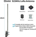 Glass Fiber LoRa Antenna 860-960mhz 12 dbi N Female D5797