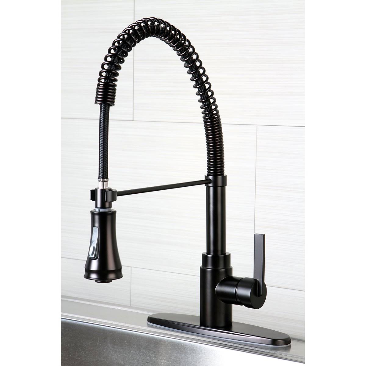 Oil Rubbed Bronze Pull Down Single Handle Kitchen Faucet C2055