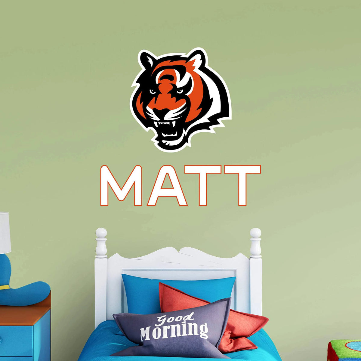 White NFL Wall Decal G130